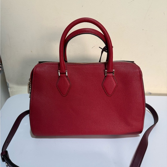 Kate Spade Red ZIP CODE Medium Satchel bag *NEW* *VINTAGE* - Picture 4 of 10